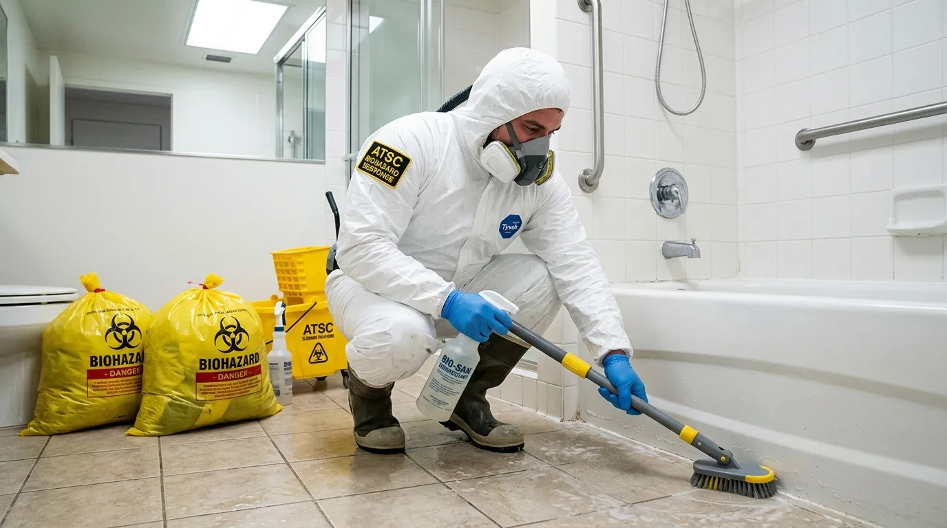 Decontamination equipment deployed for Blood Cleanup in Gahanna